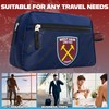 West Ham United F.C. Toiletry Bags for Men, Hanging Wash