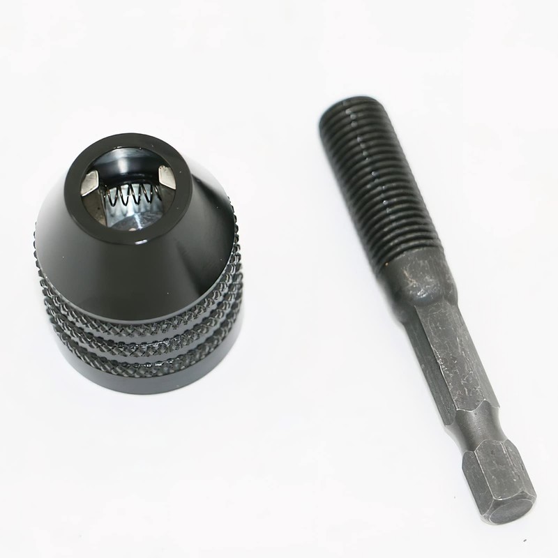 3 Pcs Keyless Drill Chuck Set, for 0.3-3.6mm 0.3-6.5mm 0.3-8mm