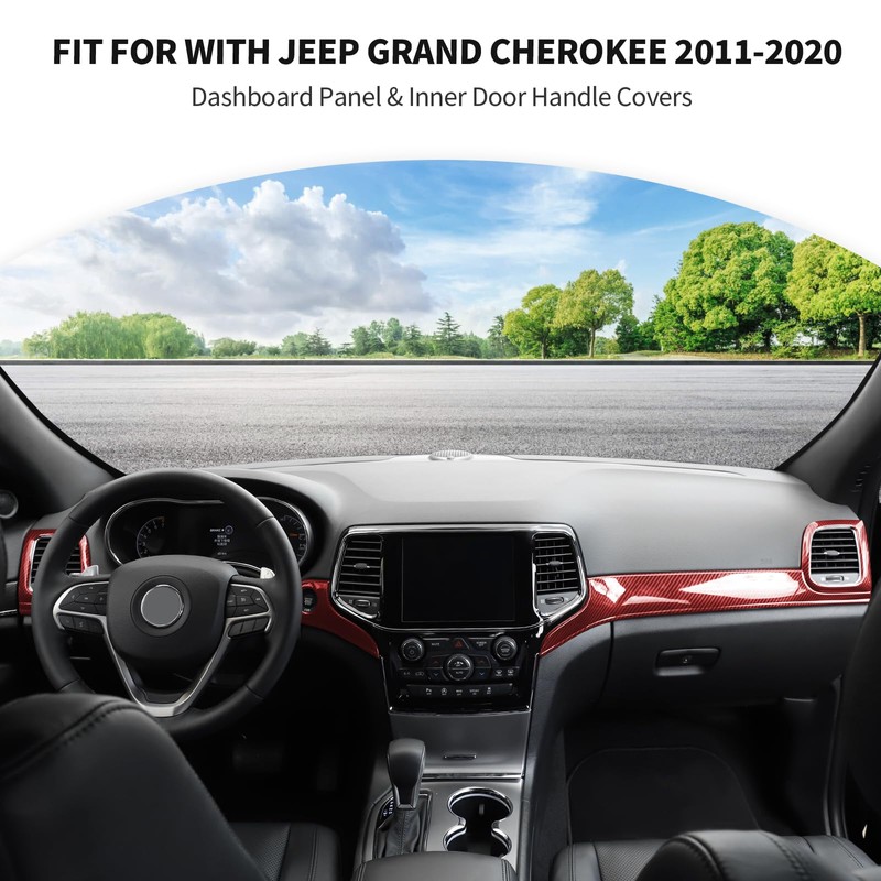 JeCar Dashboard Panel Trim & Inner Door Handle Cover Interior