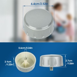 WE01X21167 WH11X23474 Dryer Control Knob Replacement for GE Dryer Washer Parts GFW450SSM1WW, Washer Knob Replacement Fits Models AP5986370, PS11725223, 4392876