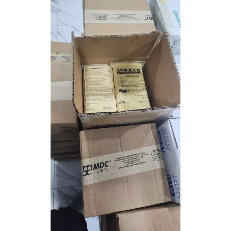 Modelo Yeso Piedra Tipo 3 Magnum Mdc Modelo Amarillo Dental