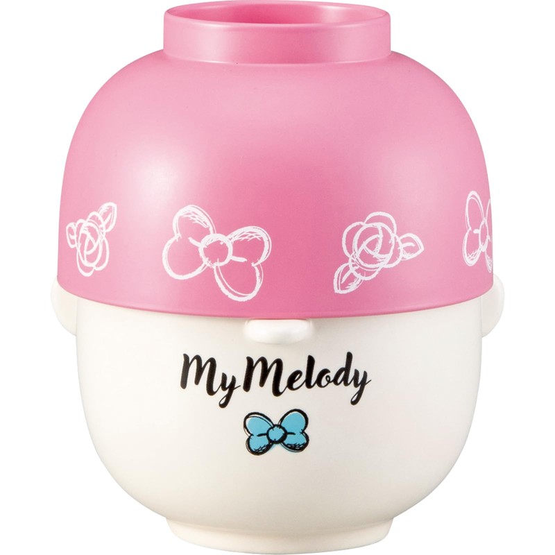 Sanrio SAN4642-3 My Melody Soup Bowl, Large Dish Set, Approx.