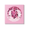 Stupell Industries Dazzling Pink Disco Ball Shining Geometric Pattern, Design