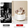 360° Rotating Brush Organizer – Vanity & Bathroom Storage Tray