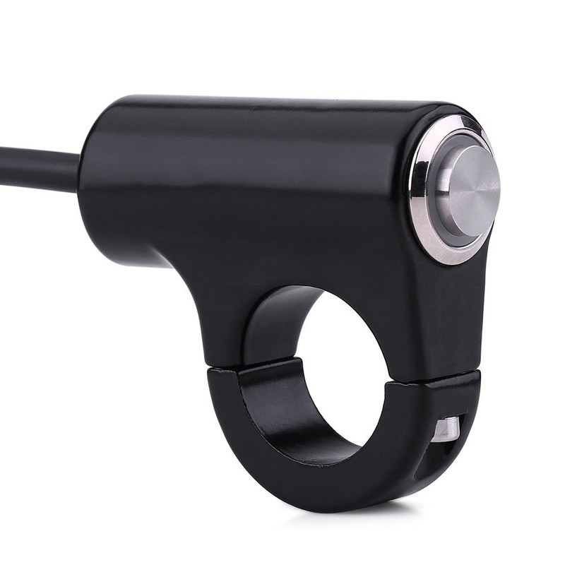 Motorcycle Mini Switch 50A, Keenso 7/8" 22mm Aluminum Alloy Switch