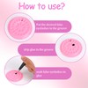 100Pcs False Lash Glue Holder Disposable Eyelash Tray Eyelashes Glue
