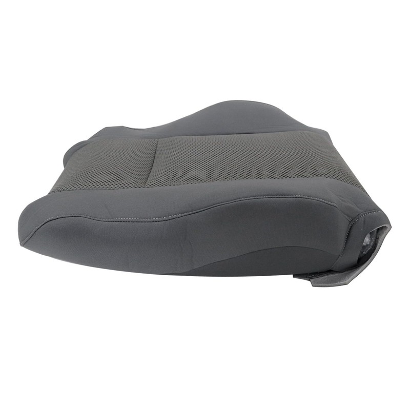 NLQR Front Passenger Back Replacement Seat Cover Cloth Gray Compatible