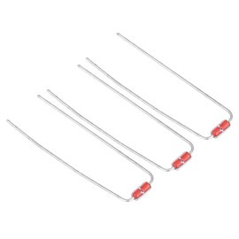Dpofirs Pack of 10 MF58 NTC Thermistors Highly Sensitive Heat Resistors, 1K 5K 10K Heat Resistors, Temperature Control, Protection of Electrical Devices, High Accuracy (10K)