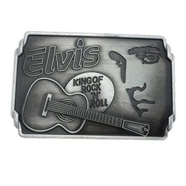 LKMY Men's Belt Buckle 3D Guitar Music Headstock Musician Belt Buckle Western Vintage Handmade Cowboy Belt Buckles Jeans Accessories for Men Women Father's Day, Jita 3