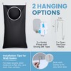 DONAQ Hanging Laundry Hamper Bag XL 40x22", Space Saving over