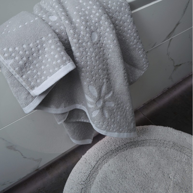 Allure Geo Floral Design Pack of 2 Hand Towels 50