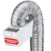Deflecto Dryer Lint Trap Kit, Indoor Venting with Supurr-Flex Flexible