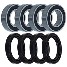 NICHE Wheel Bearing Seal Kit for Kawasaki Mule 2510 3000 3010 4000 4010 6005-2RS