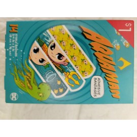 BAND-AID AQUAMAN ADHESIVE BANDAGES BANDAIDS BOX OF 14 Lot Of 5 new