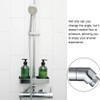 WeddHuis Hand Shower Adapter, Rain Shower Head Adapter, Movable Shower