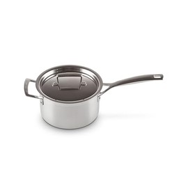 Le Creuset Stainless Steel Classic 3-Ply Saucepan, 3qt