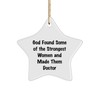Doctors Make a Galactic Splash Funny Star Ornament Gifts from