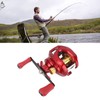 Fishing Reel, Baitcasting Wheel Stable Metal for Sea (Left Hand)