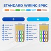 Spetstech RJ45 Connectors - 100-Pack Cat 6 Pass-Through Plugs (Cat6,