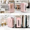 CHICVITA Slim Laundry Hamper with Wheels 75L, Collapsible Rolling Laundry