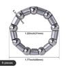 CustomyLife 6pcs 5/16" x 9 Balls Bicycle Crank Bearing Silver