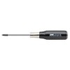 ANEX Screwdriver Penetrating Wooden Handle (Strong) +0 x 75 No.