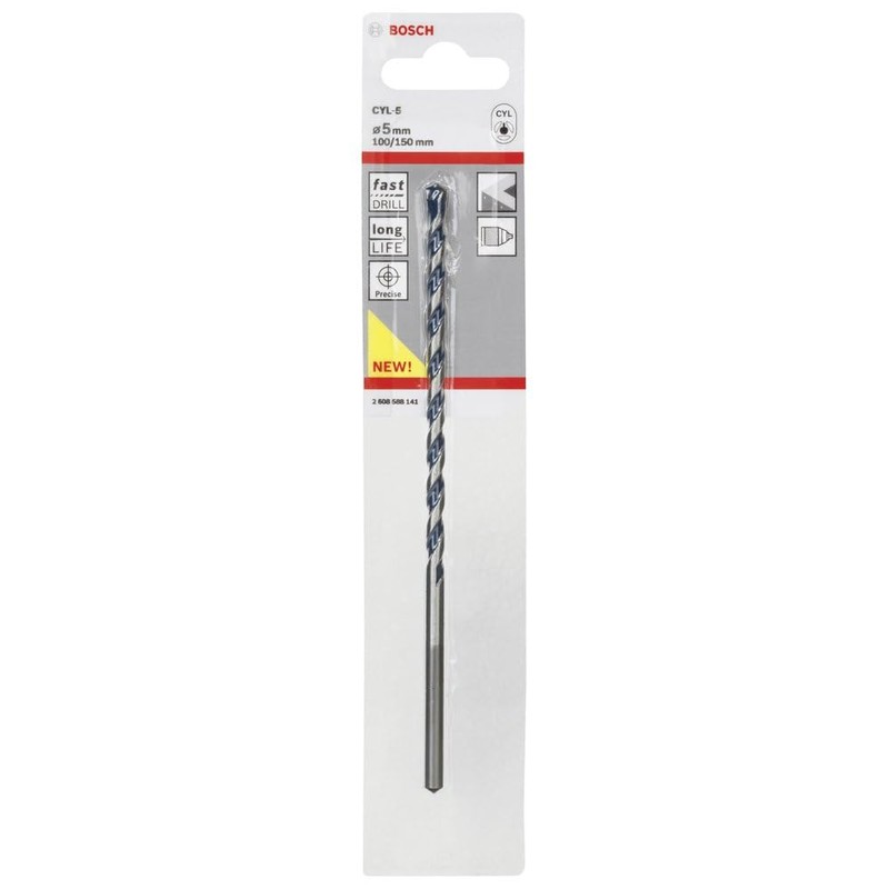 Bosch 2608588141 CYL-5 Concrete Drill bit, Silver