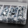 OTOTEC 220Pcs Rivnut Assorted Kit, Knurled Steel Serrated Reduced (M3