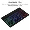 10 inch Wireless BT Keyboard Ultra-thin Rechargeable BT Keyboard Three-system