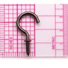 7/8 Inches Antique Brass Plated Ceiling Screw Hooks Bronze for