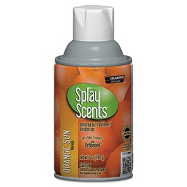 Chase Products Sprayscents Metered Air Freshener Refill, Orange Sun, 7Oz, Aerosol, 12/Carton