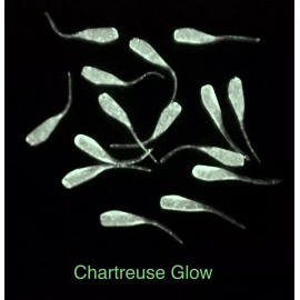 Northeast Custom Baits 1” mini shad mousie ice fishing soft plastic crappie-Panfis