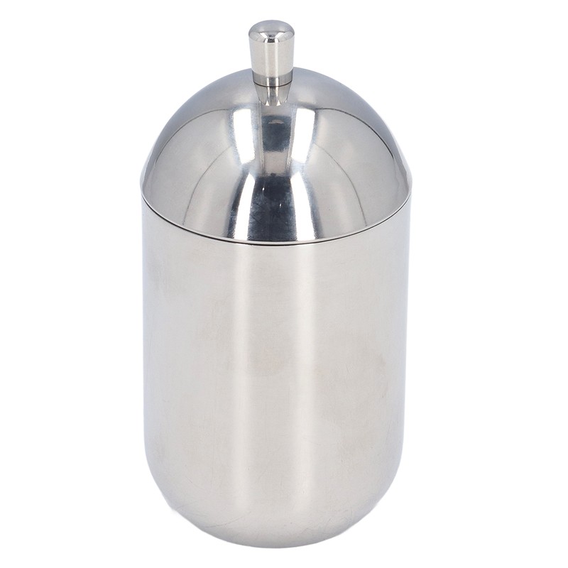 Cotton Swab Holders 304 Stainless Steel Light Luxury Dustproof Cotton