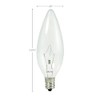 Bulbrite KR25CTC/32 460025 Krypton Bulb, 25W, Clear