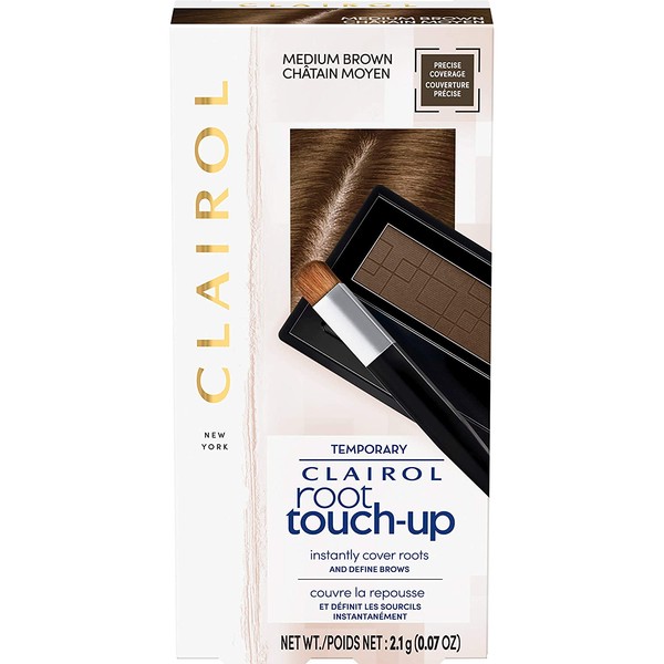 Clairol Root Touch-Up Concealing Powder, Medium Brown, 1 Count