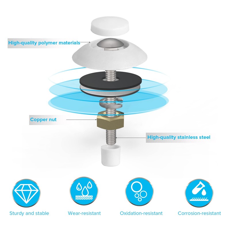 ArcViar Diving Board Bolt Kit, Diving Board Mounting Kit for