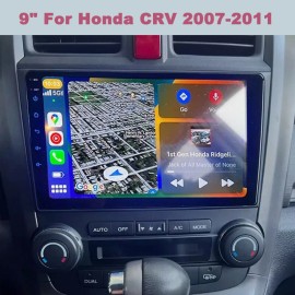 Unbranded For Honda CRV 2007-2011 Carplay Android 14 Car Stereo Radio GPS Navi WIFI 2+32GB