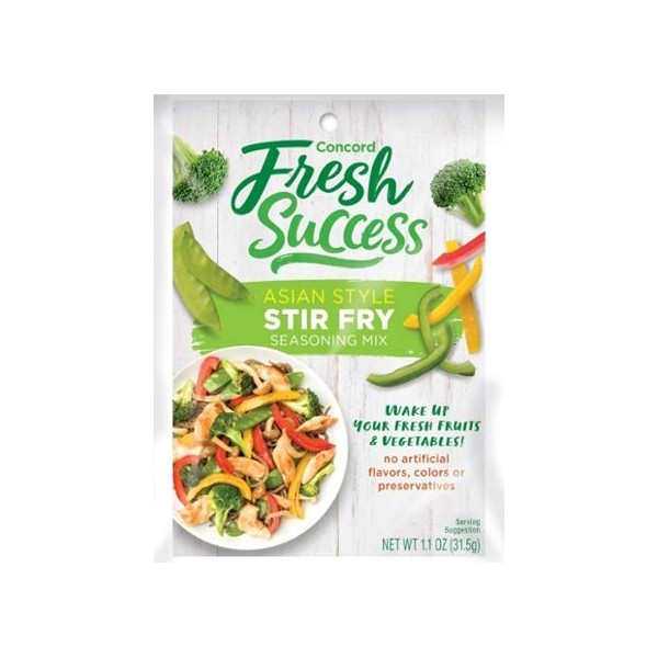 Concord Farms Asian Style Stir Fry Mix, Net Wt 1.1 oz(VALUE Case of 18 Packets)
