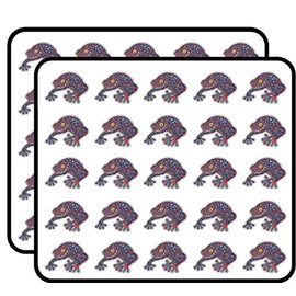 Frog Animal Doodle Waves Pattern Art Decor Sticker for Scrapbooking, Calendars, Arts, Kids DIY Crafts, Album, Bullet Journals 50 Pack