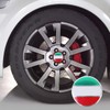 4 x Italy Italy Wheel Rim Sticker Hub Cap Emblem