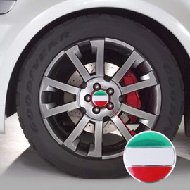 4 x Italy Italy Wheel Rim Sticker Hub Cap Emblem