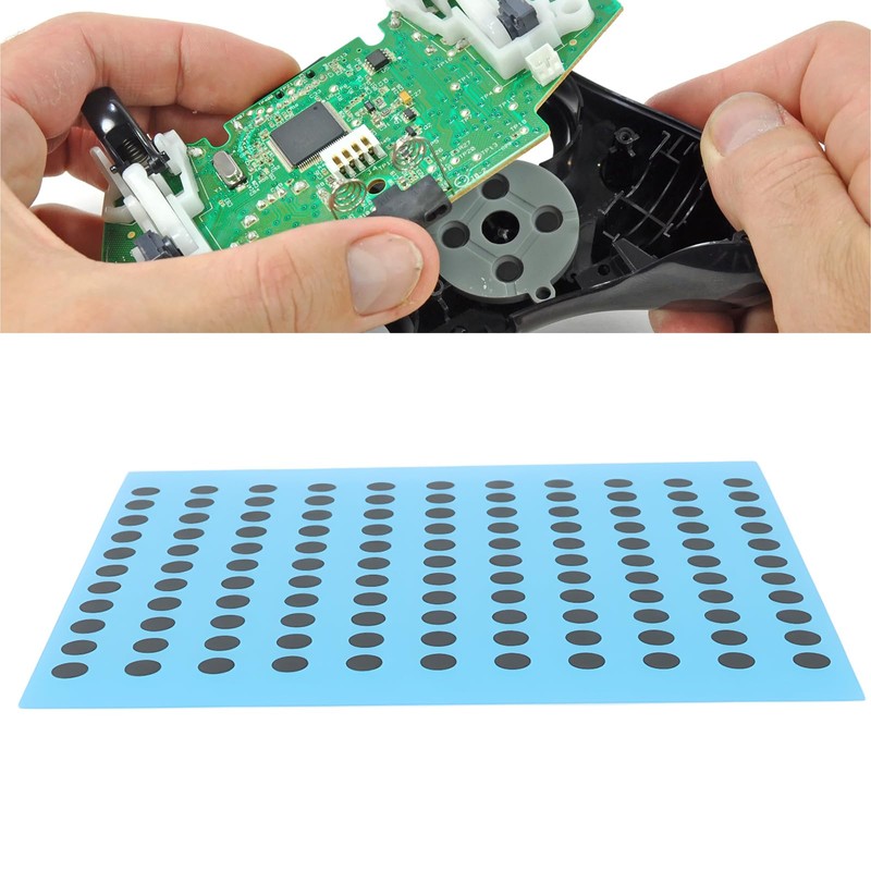 eMagTech 1 Sheet 4mm Circular Conductive Button Pads Suitable for