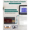 SEMIER Small Cassette Tape Player, USB C or SD Card