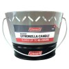 Triple Wick Citronella Candle 20oz 2-Tone Bucket, Gray/Black