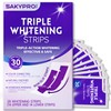 SAKYPRORAL Purple Whitening Strips, 90-Day Long-Lasting Results, Enamel Safe &