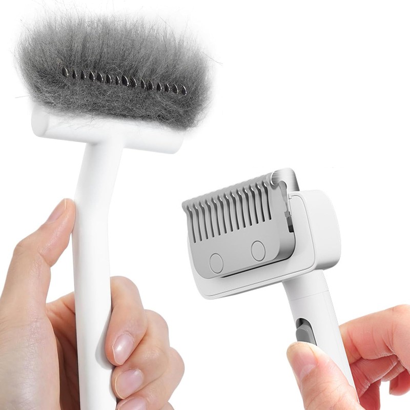 Cat Dog Comb for Short Haired Cats Dogs, Painless Cat