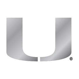 Craftique Miami Decal (SIL U Decal (3''6''12''), 3 in)