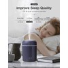 LtYioe Colorful Cool Mini Humidifier, USB Personal Desktop Humidifier for