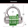 Master Lock 1534D Locker Lock Set Your Own Word Combination