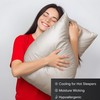 LINENWALAS 100% Organic Bamboo Pillow Cases 2 Pack, Soft Premium